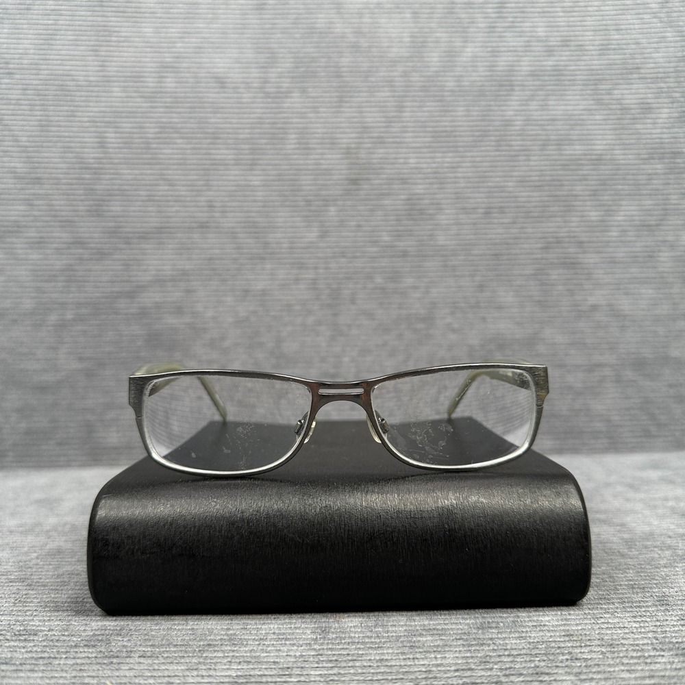 Lacoste LA12036 GU Gunmetal Rectangular Eyeglasses 52-17-135mm Frames Y2k